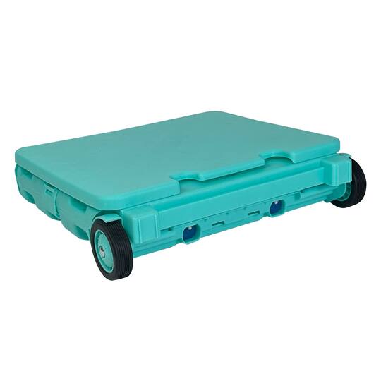 4 Pack: Everything Mary Collapsible Rolling Cart with Lid